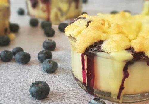 Crumble de Budito® horneado - Receta fácil